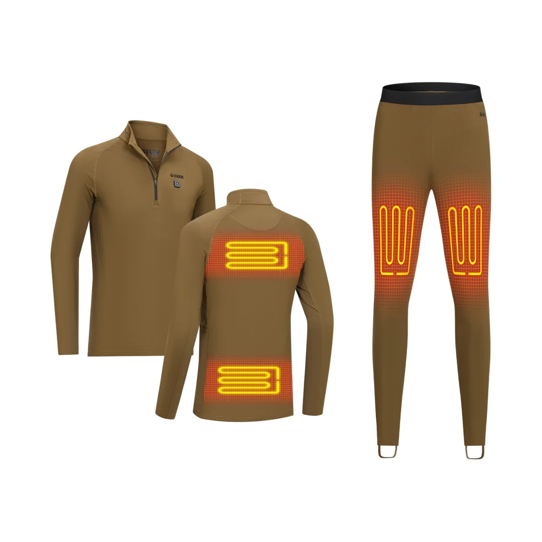 VARM - Heat Baselayer Undertøjssæt // Oliven