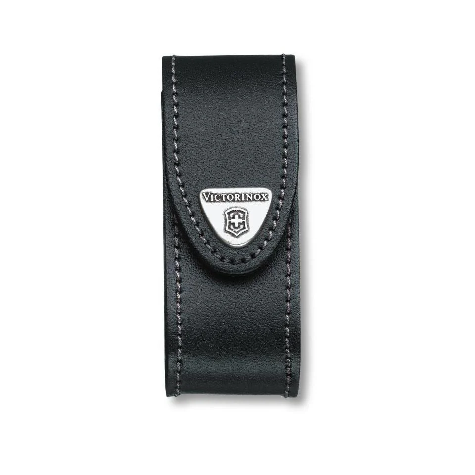 Victorinox - Bælteetui i læder m. velcrolukning til Swiss Army 91 mm (2-4 lag)