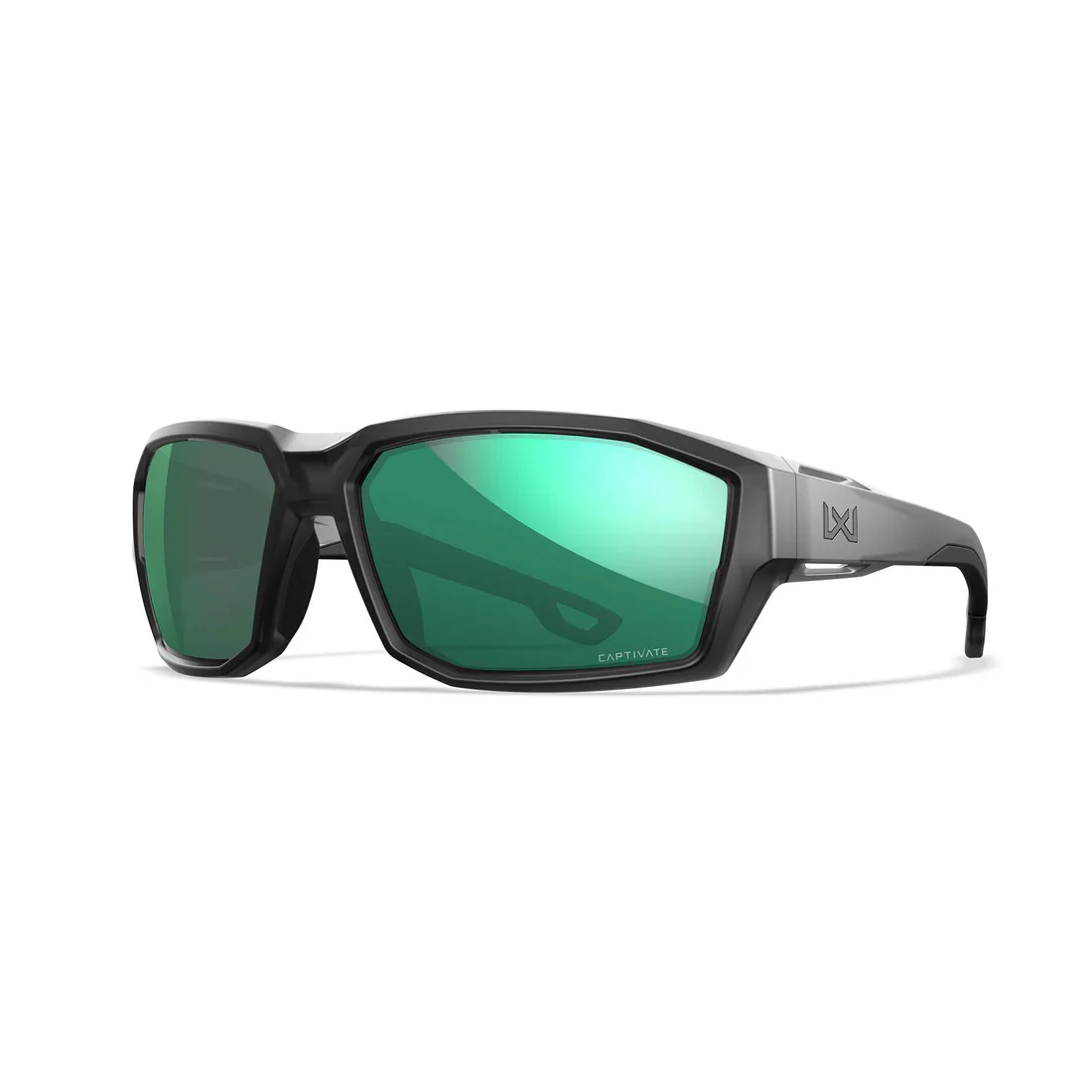Wiley X - Alpine Captivate Ballistiske Solbriller // Transparent Stel - Pol Grøn Tungsten