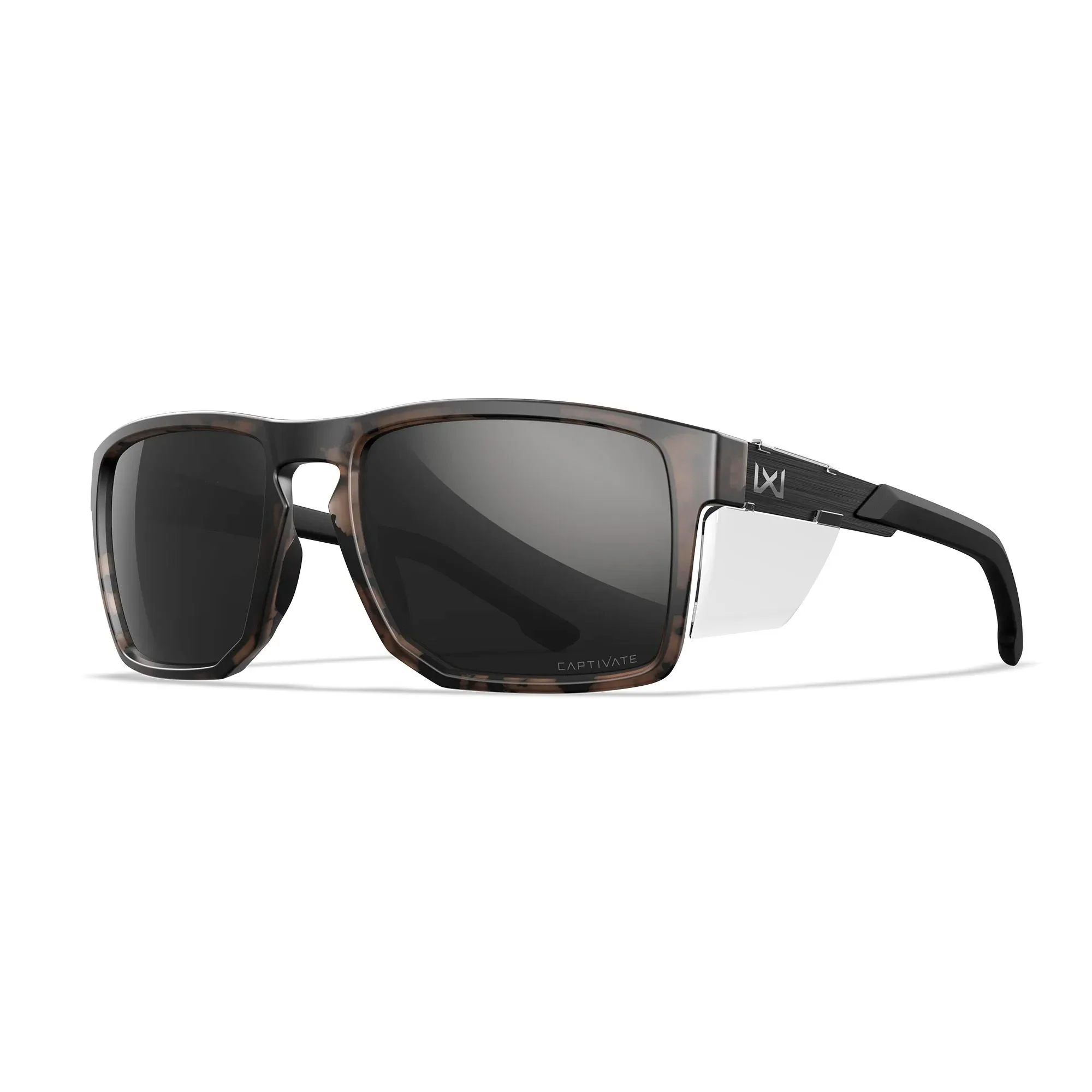 Wiley X - APEX Captivate Solbriller // Pol Black Mirror - Matte Tortoise Brown Frame - Image 5