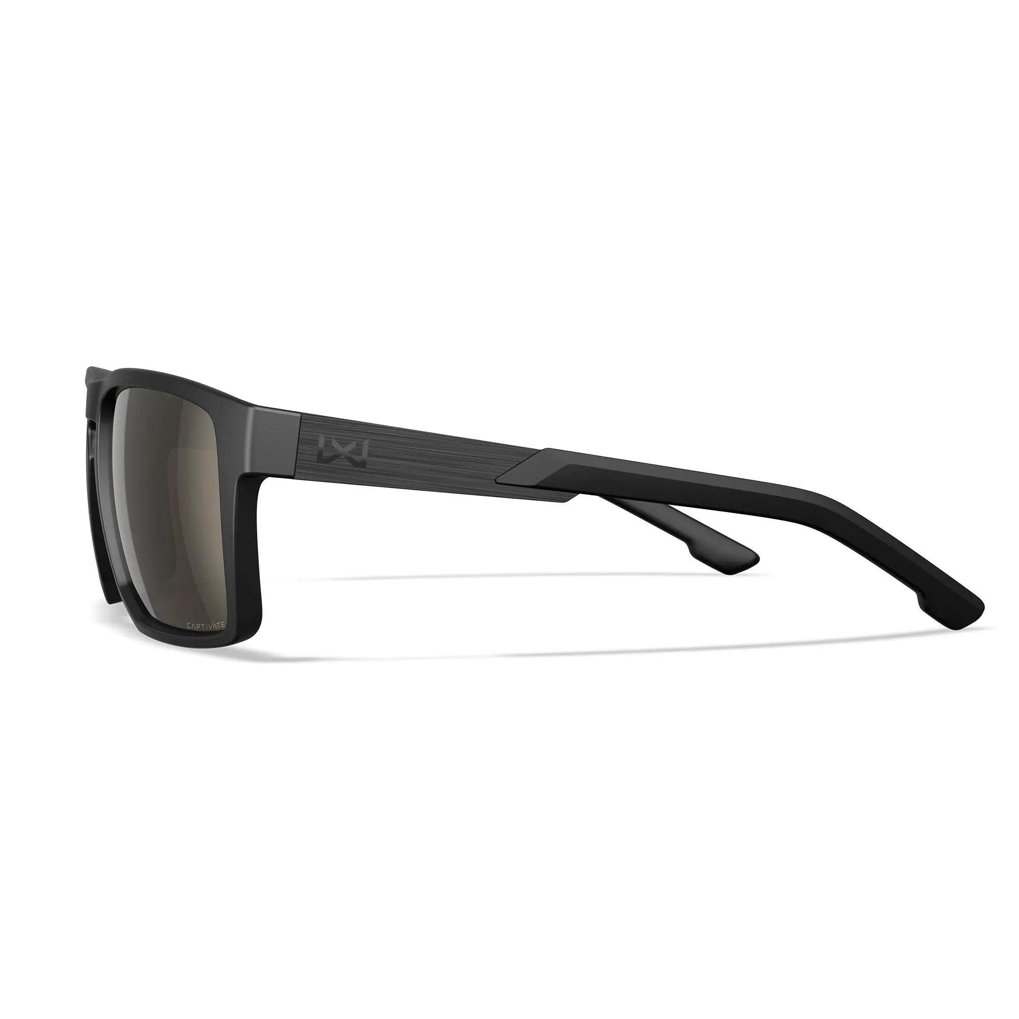 Wiley X - AXE Captivate Solbriller // Pol Tungsten Mirror - Matte Black Frame - Image 3