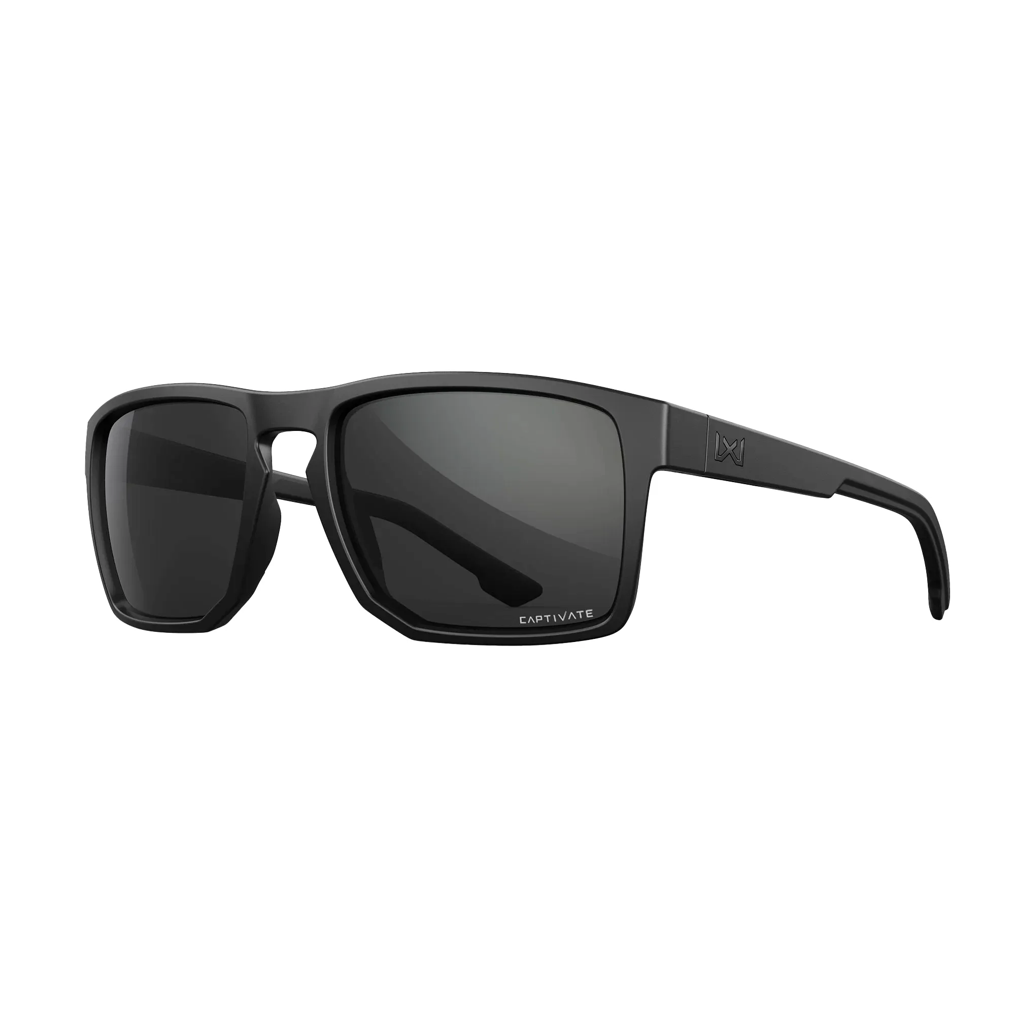 Wiley X - FOUNDER Captivate Solbriller // Grey - Matte Black Frame