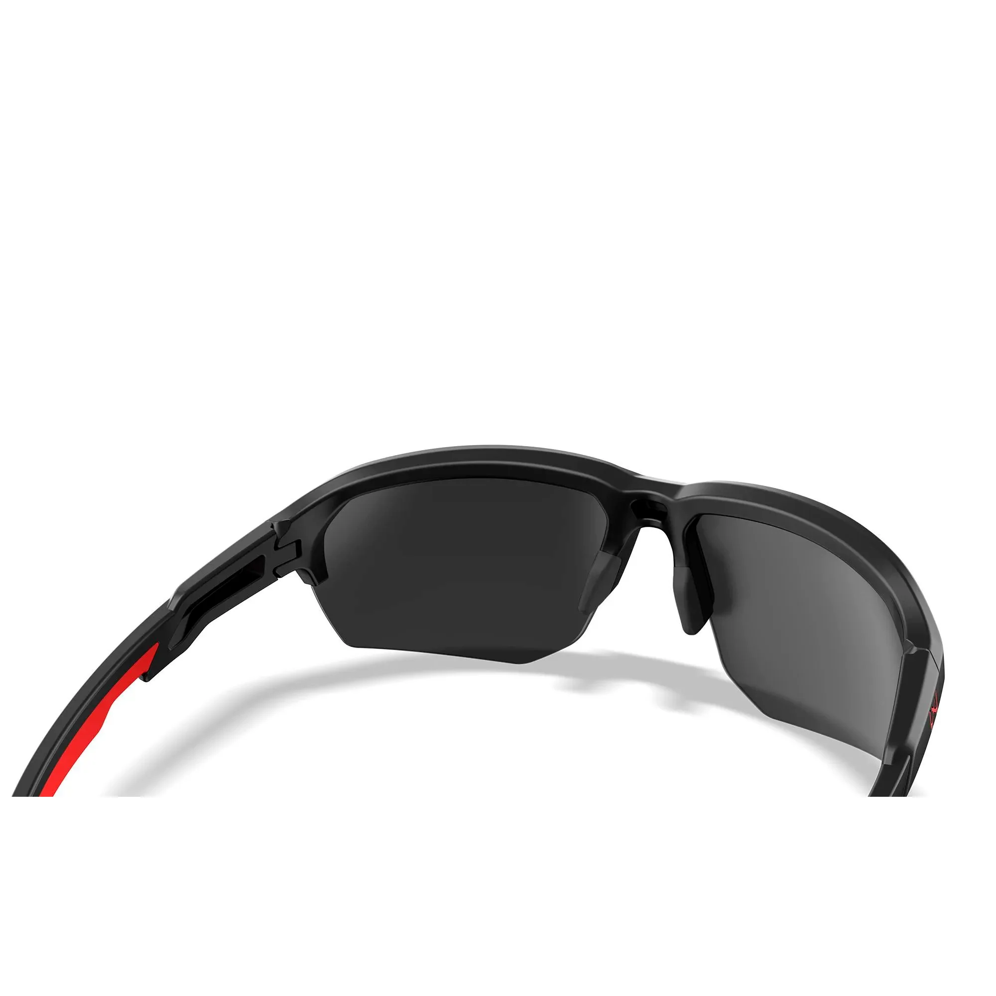 Wiley X - JAKL Captivate Solbriller // Black Mirror - Matte Black/Red Frame - Image 4