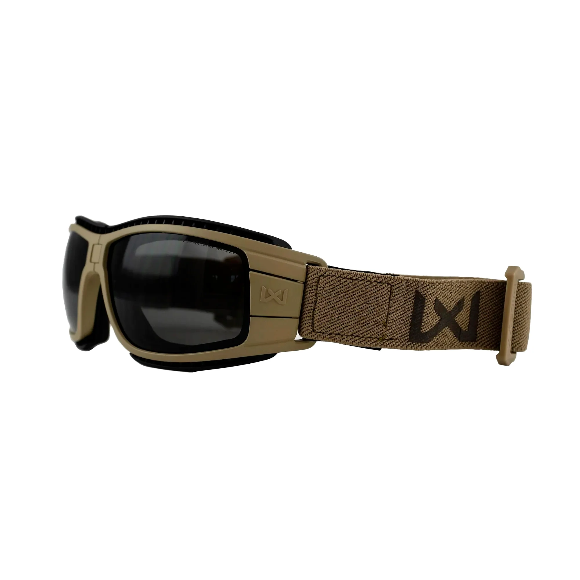Wiley X - LYNX Sikkerhedsbriller // Grey/Clear - Tan Frame - Image 8