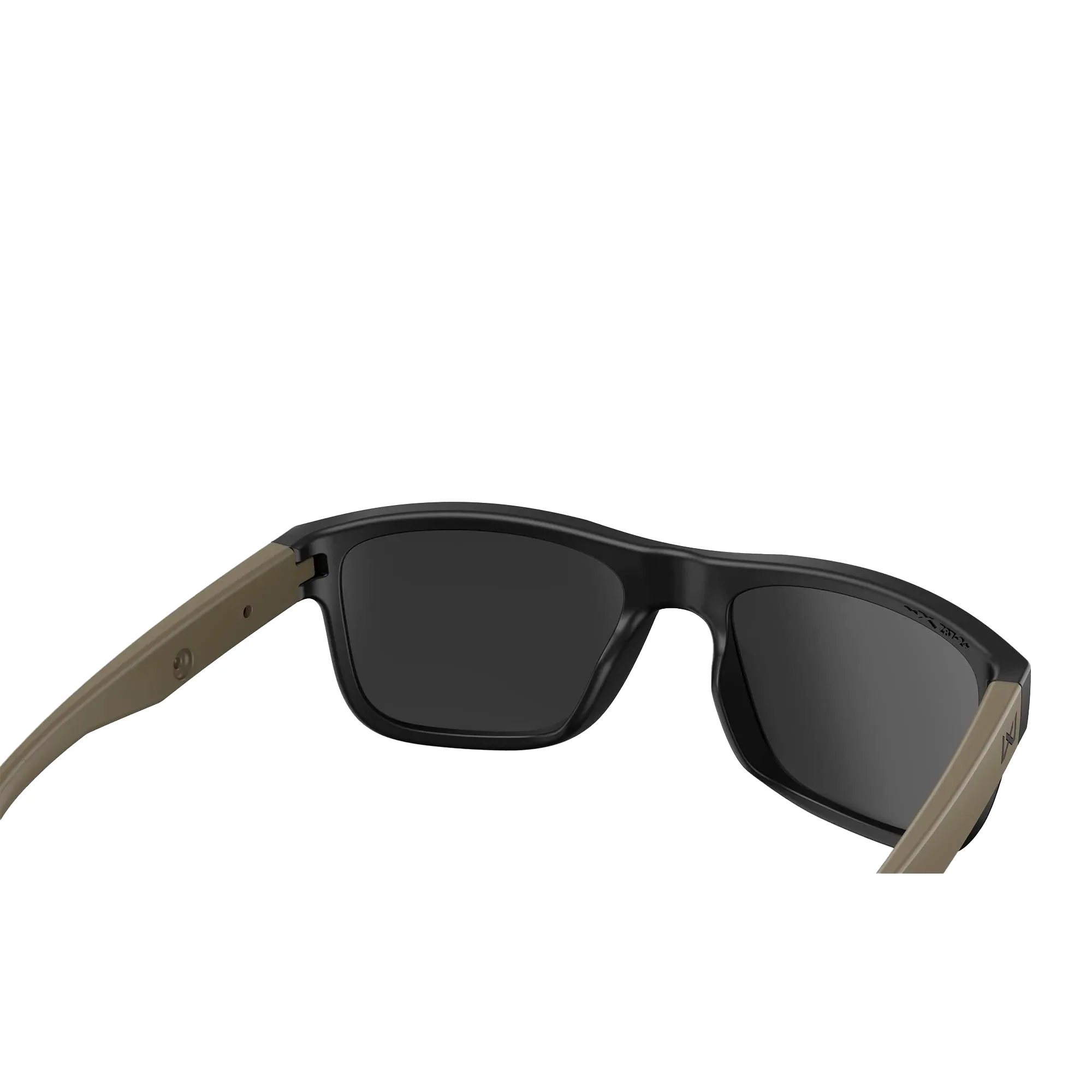 Wiley X - OVATION Solbriller // Captivate Tungsten Mirror - Matte Black/Tan Frame - Image 4