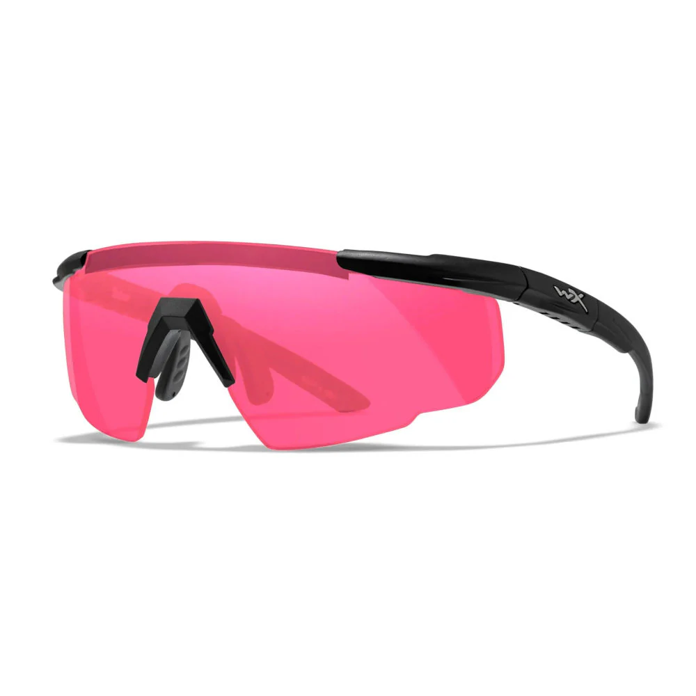 Wiley X - Saber Advanced Ballistiske Briller i Sort // Pink - 1 Linse