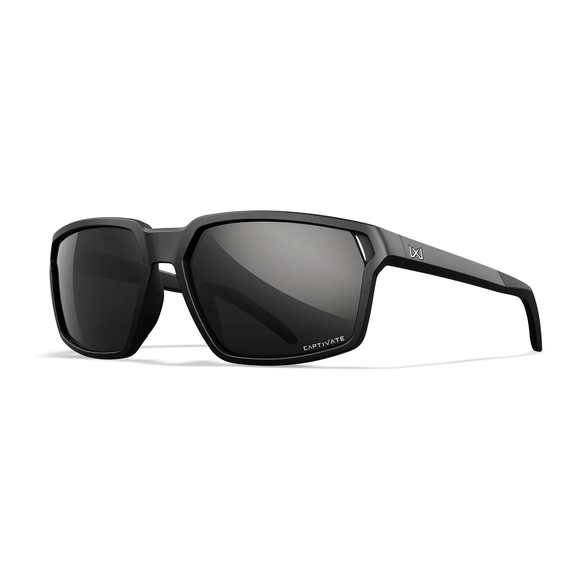 Wiley X - SIERRA Captivate Solbriller // Pol Black Mirror - Matte Black Frame