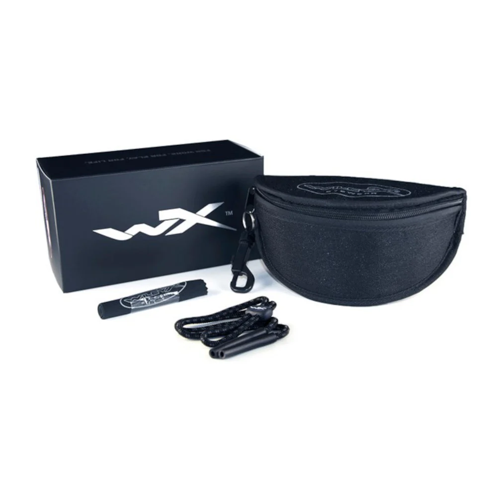 Wiley X - VAPOR COMM 2.5 Ballistiske Briller // Sort Stel - 3 Linser Grå/Klar/Orange - Image 2