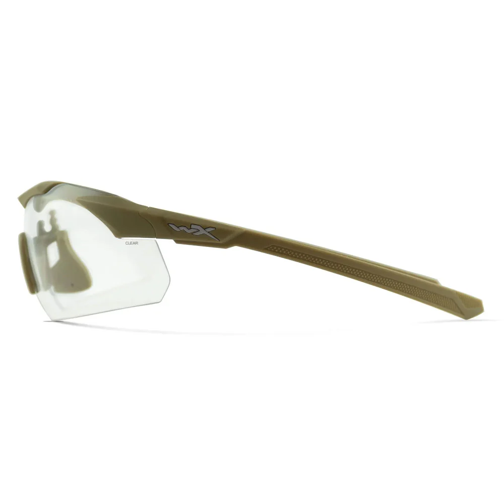 Wiley X - VAPOR COMM 2.5 Ballistiske Briller // Sandfarvet Stel - 3 Linser Grå/Klar/Orange - Image 6