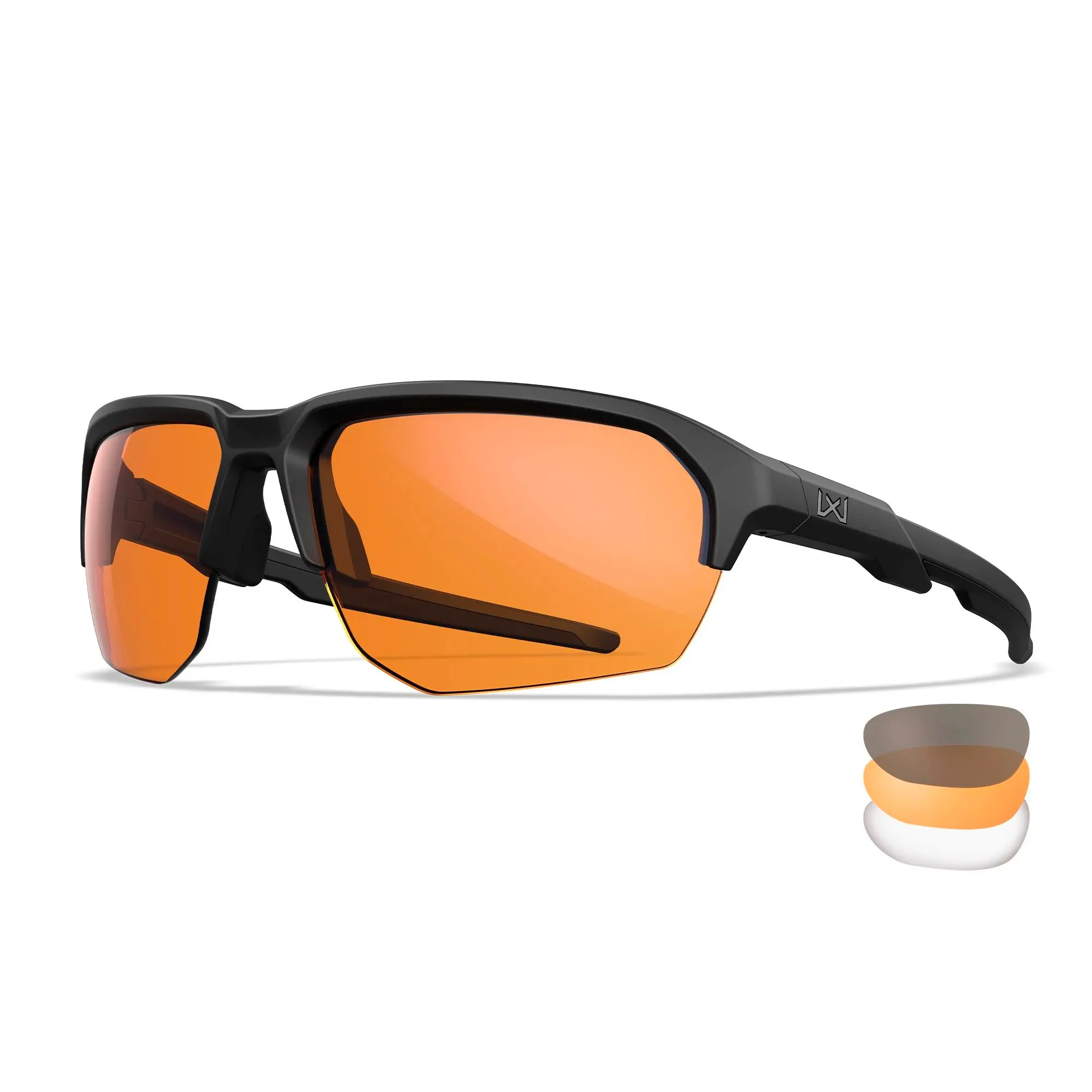 Wiley X - JAKL Ballistiske Briller - 3 Linser // Sort - Image 2