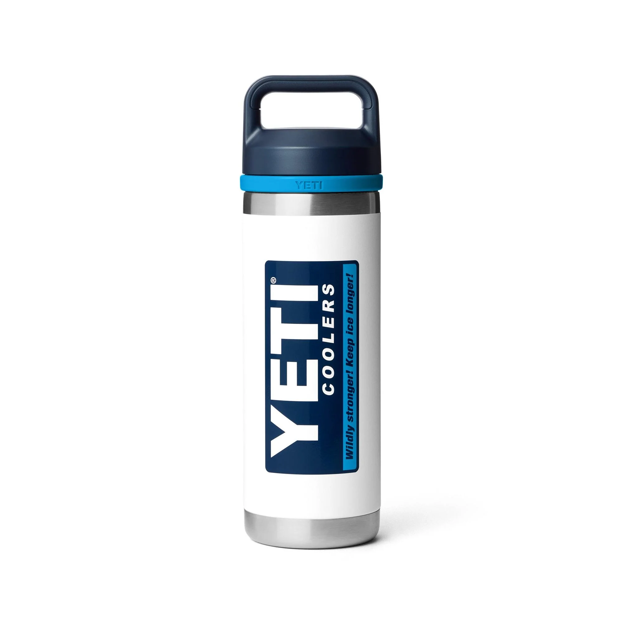 YETI - Rambler Chug Termoflaske 532 ml // Hvid / Blå