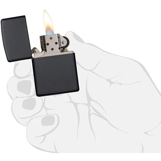 Zippo - Black Matte Lighter - Image 4